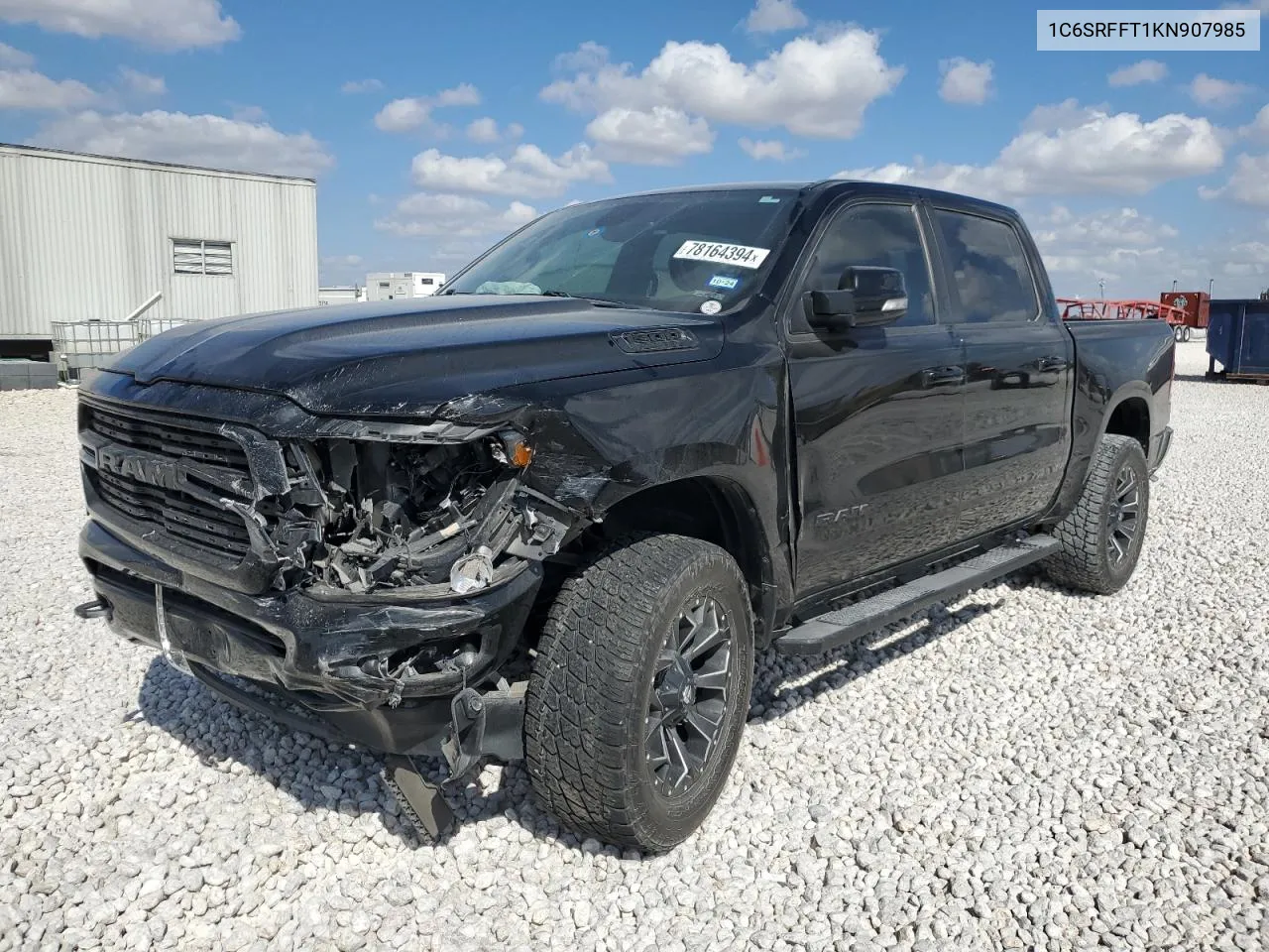 1C6SRFFT1KN907985 2019 Ram 1500 Big Horn/Lone Star