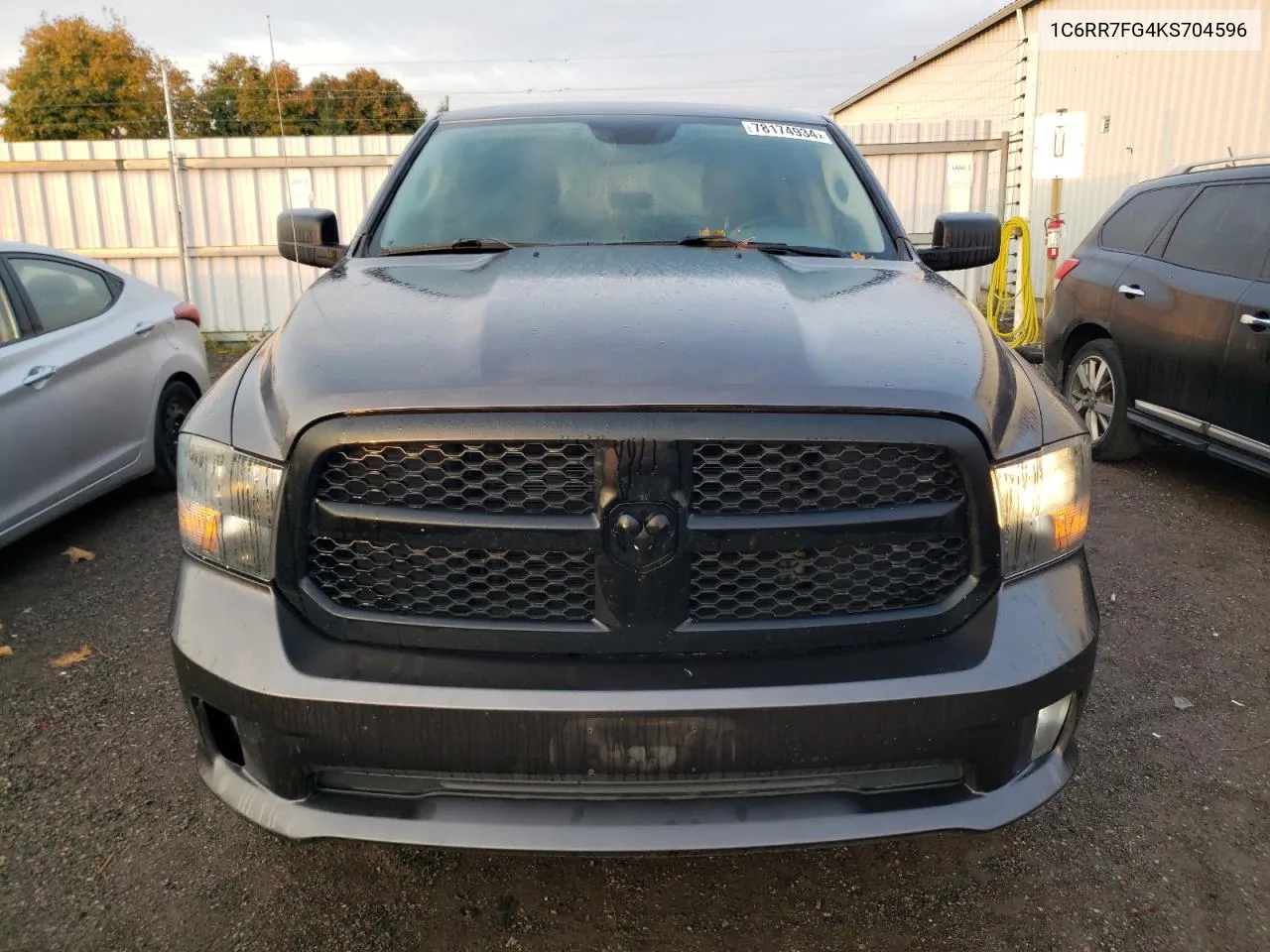 2019 Ram 1500 Classic Tradesman VIN: 1C6RR7FG4KS704596 Lot: 78174934