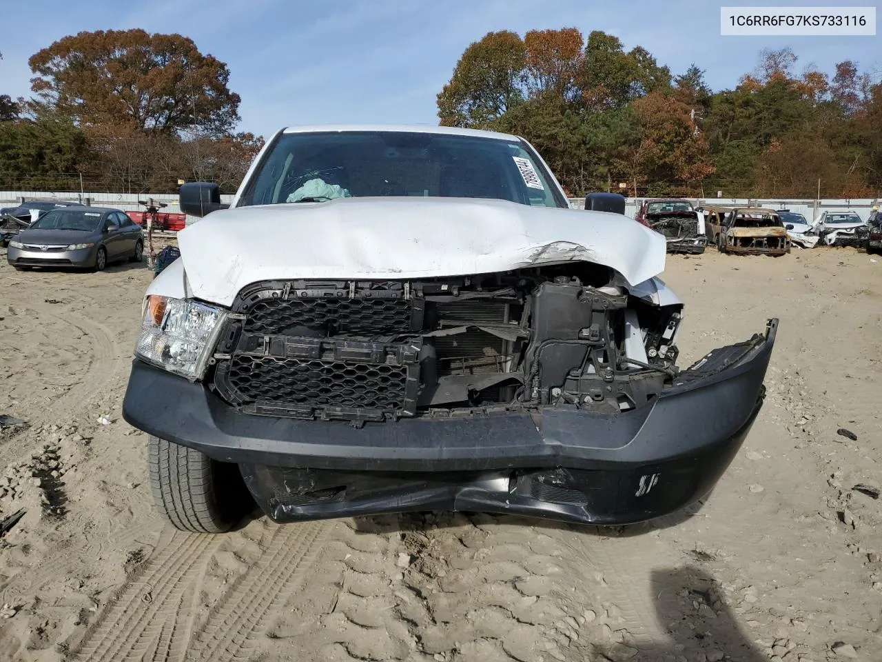 2019 Ram 1500 Classic Tradesman VIN: 1C6RR6FG7KS733116 Lot: 78988744