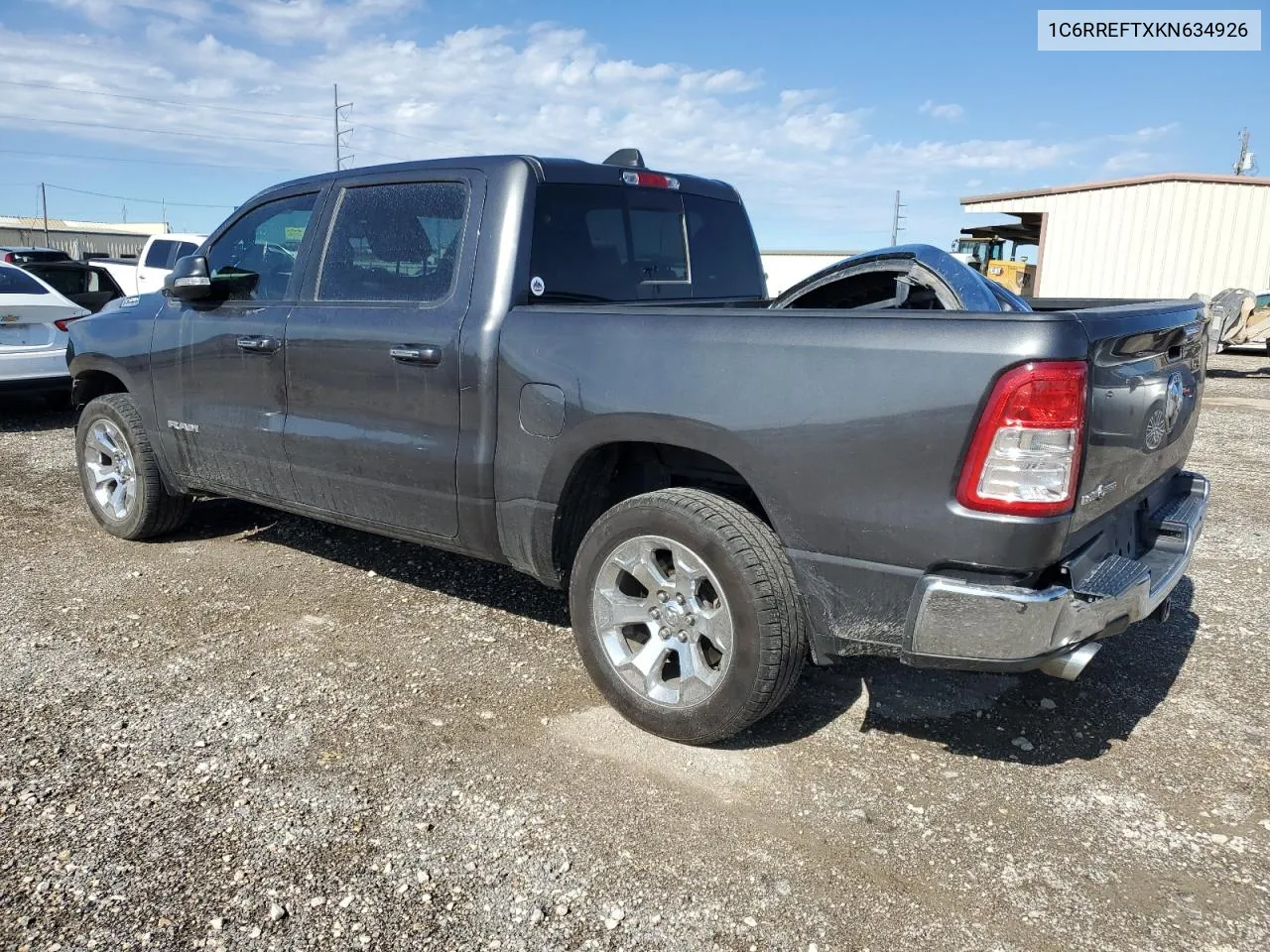 2019 Ram 1500 Big Horn/Lone Star VIN: 1C6RREFTXKN634926 Lot: 79011004