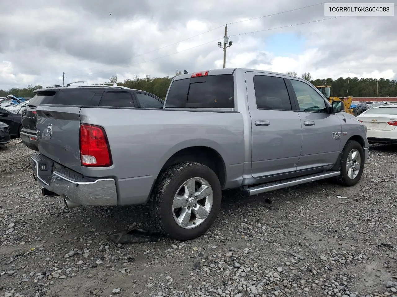 2019 Ram 1500 Classic Slt VIN: 1C6RR6LT6KS604088 Lot: 80091904