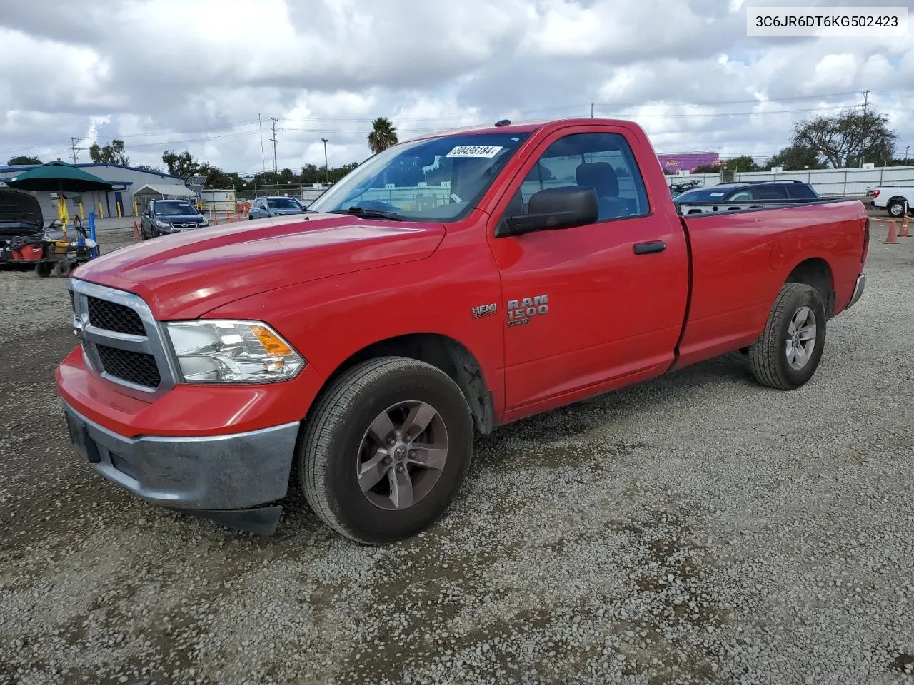 2019 Ram 1500 Classic Tradesman VIN: 3C6JR6DT6KG502423 Lot: 80498184