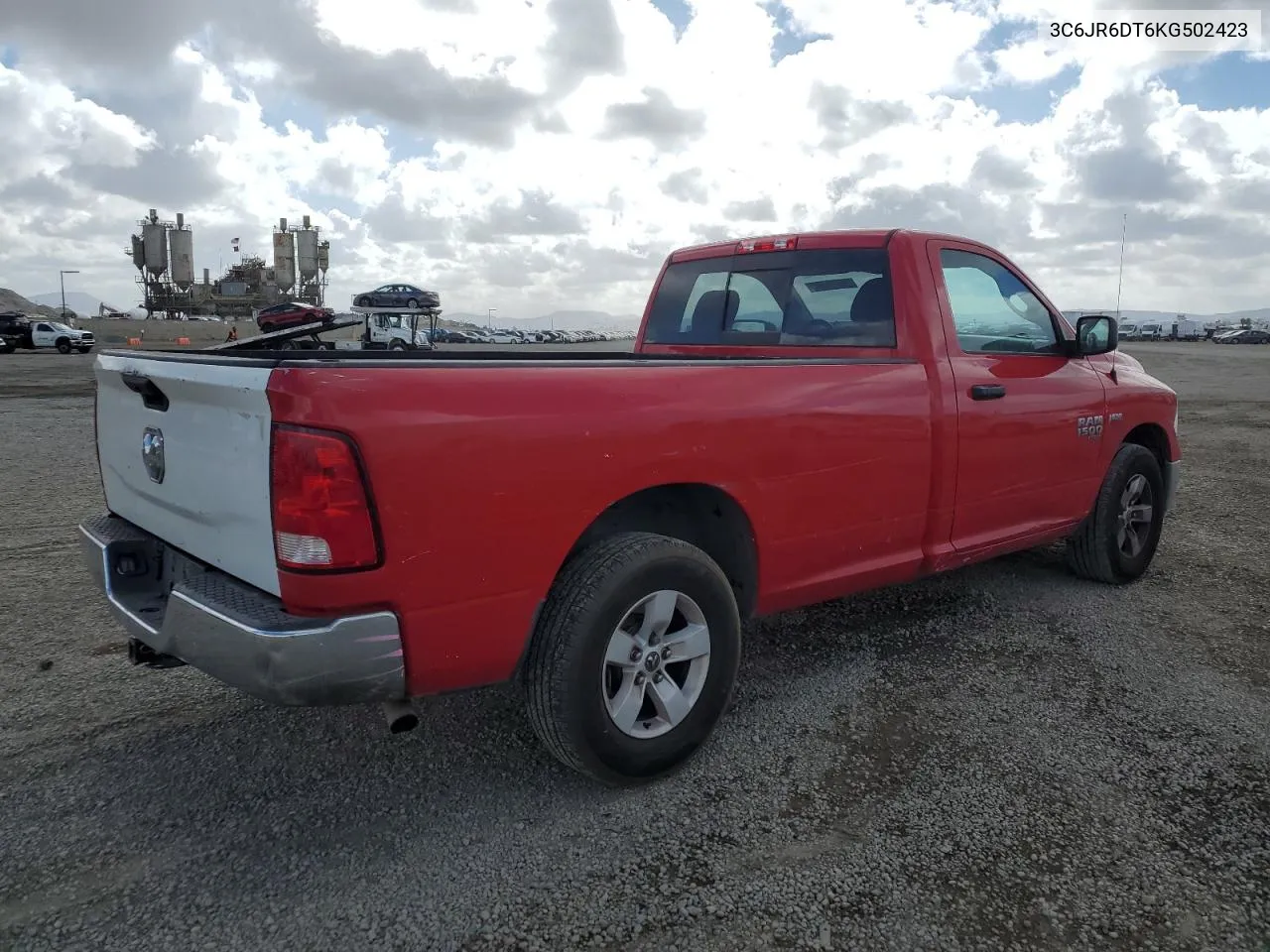 2019 Ram 1500 Classic Tradesman VIN: 3C6JR6DT6KG502423 Lot: 80498184