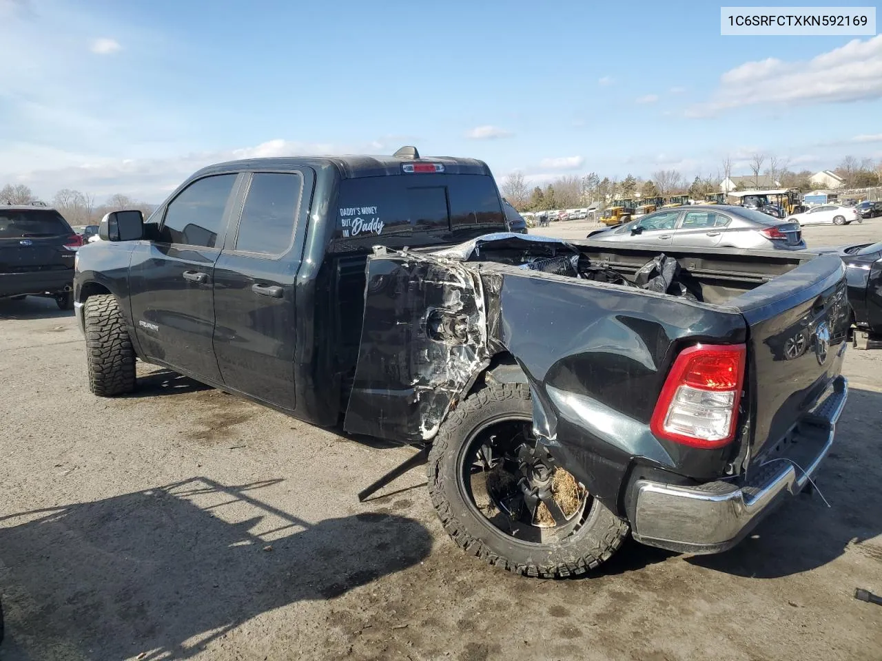 2019 Ram 1500 Tradesman VIN: 1C6SRFCTXKN592169 Lot: 80517514