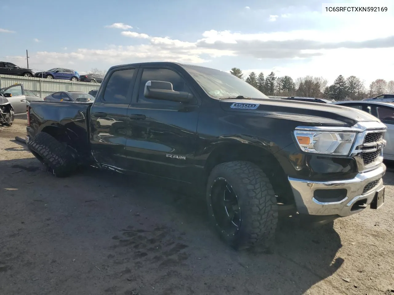 2019 Ram 1500 Tradesman VIN: 1C6SRFCTXKN592169 Lot: 80517514