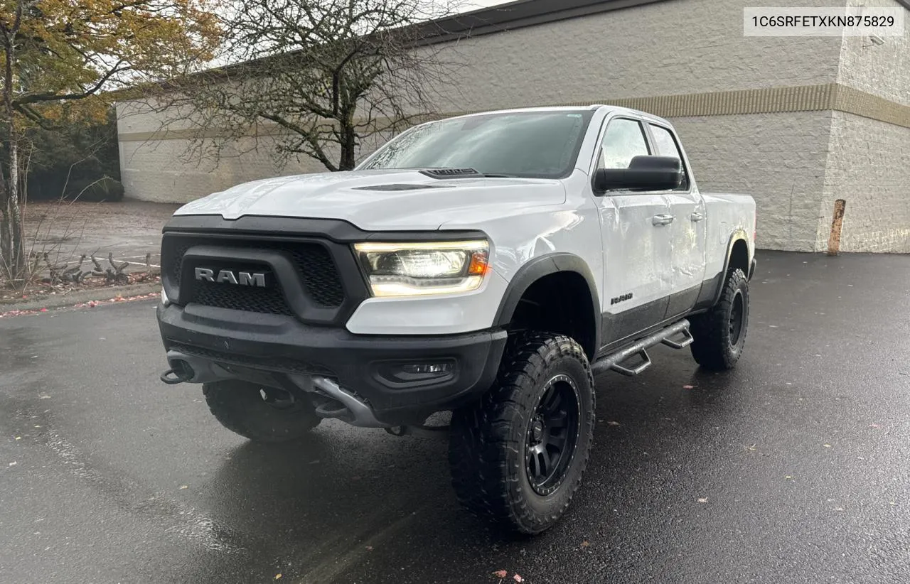 2019 Ram 1500 Rebel VIN: 1C6SRFETXKN875829 Lot: 80587274