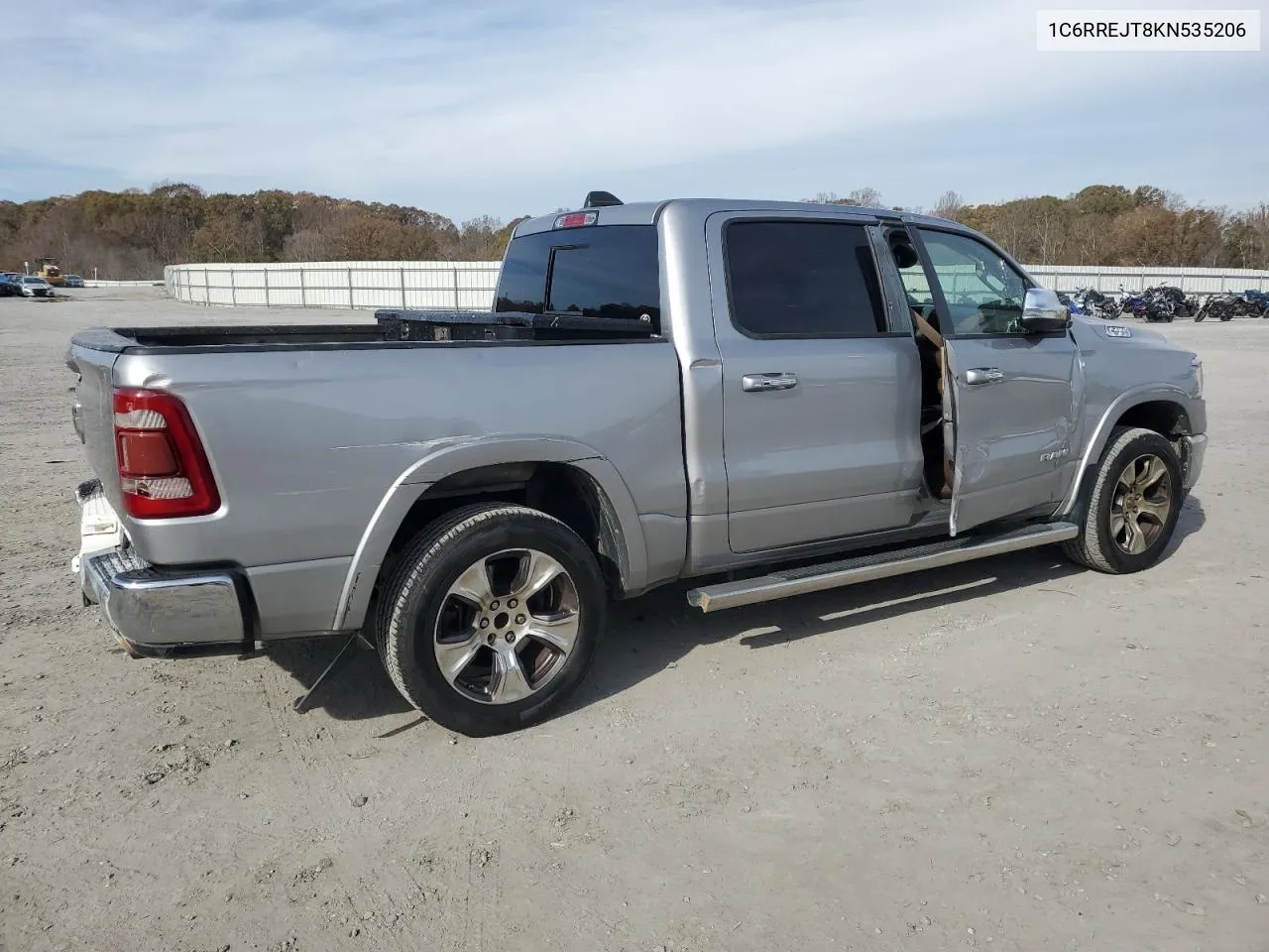 2019 Ram 1500 Laramie VIN: 1C6RREJT8KN535206 Lot: 81100454