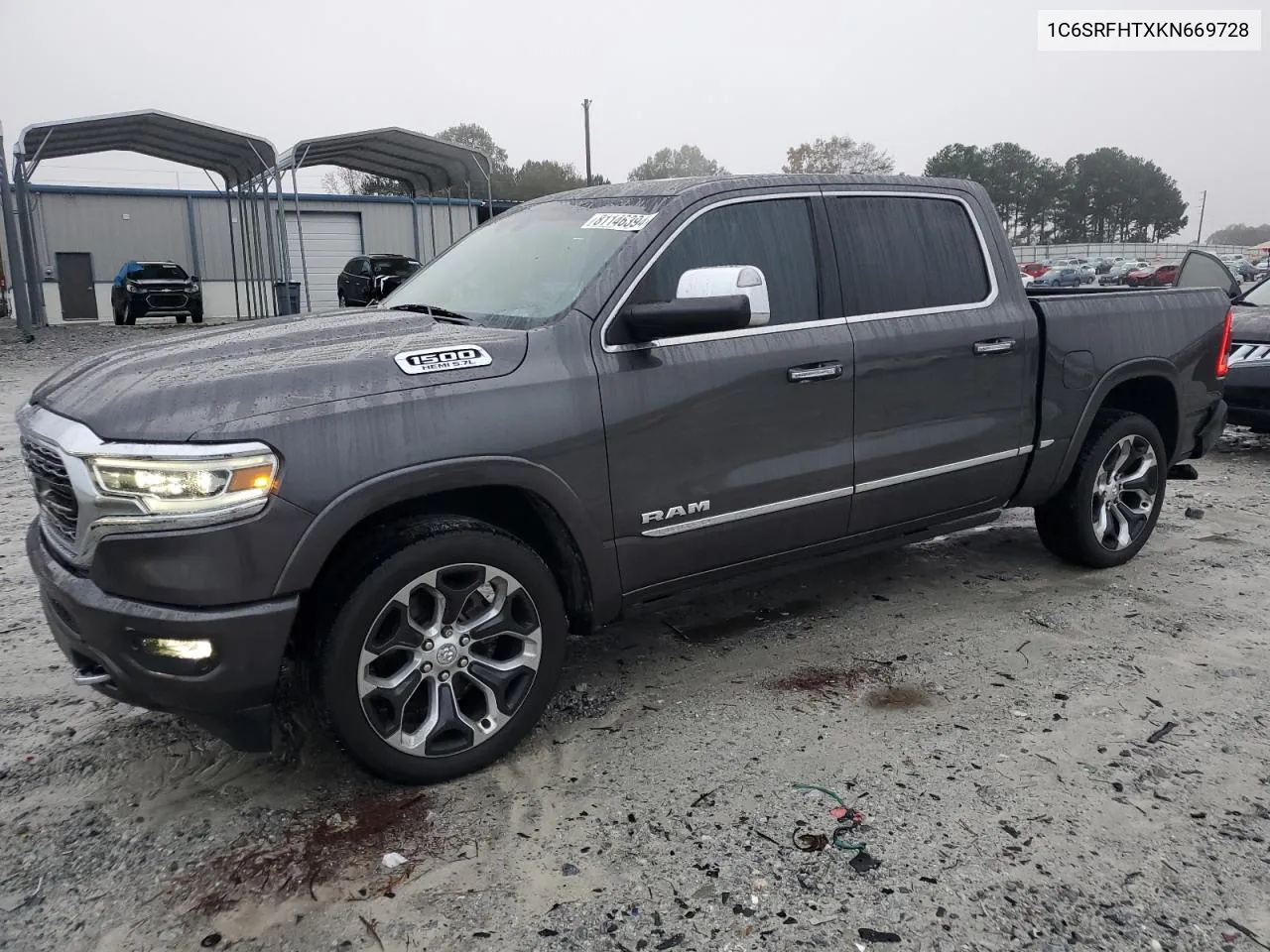 2019 Ram 1500 Limited VIN: 1C6SRFHTXKN669728 Lot: 81146394