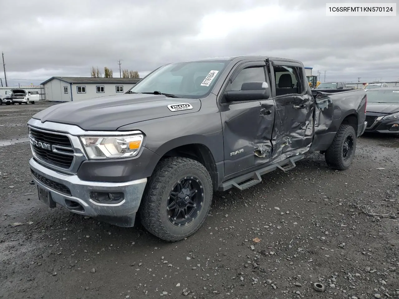 2019 Ram 1500 Big Horn/Lone Star VIN: 1C6SRFMT1KN570124 Lot: 81161654