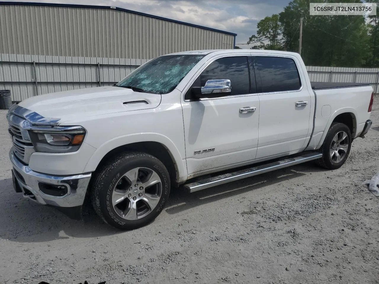 2020 Ram 1500 Laramie VIN: 1C6SRFJT2LN413756 Lot: 52217184