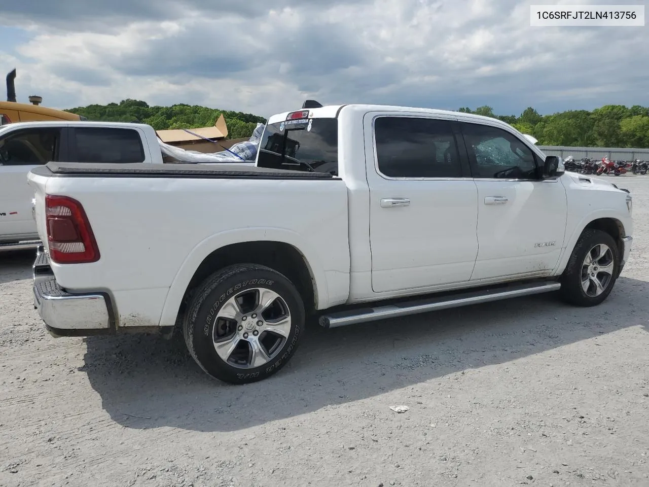 2020 Ram 1500 Laramie VIN: 1C6SRFJT2LN413756 Lot: 52217184