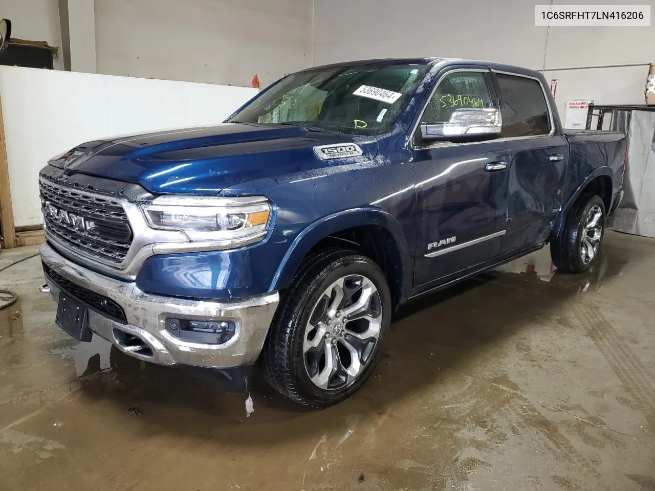 2020 Ram 1500 Limited VIN: 1C6SRFHT7LN416206 Lot: 53690464