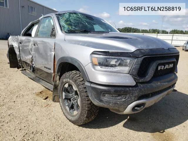 2020 Ram 1500 Rebel VIN: 1C6SRFLT6LN258819 Lot: 53876791