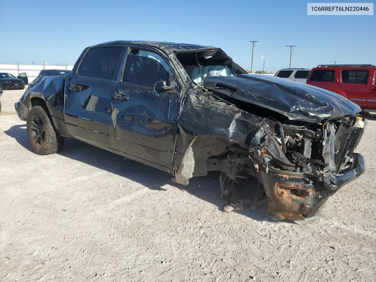 2020 Ram 1500 Big Horn/Lone Star VIN: 1C6RREFT6LN220446 Lot: 54022834