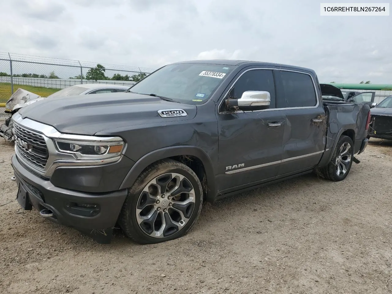 2020 Ram 1500 Limited VIN: 1C6RREHT8LN267264 Lot: 55378334