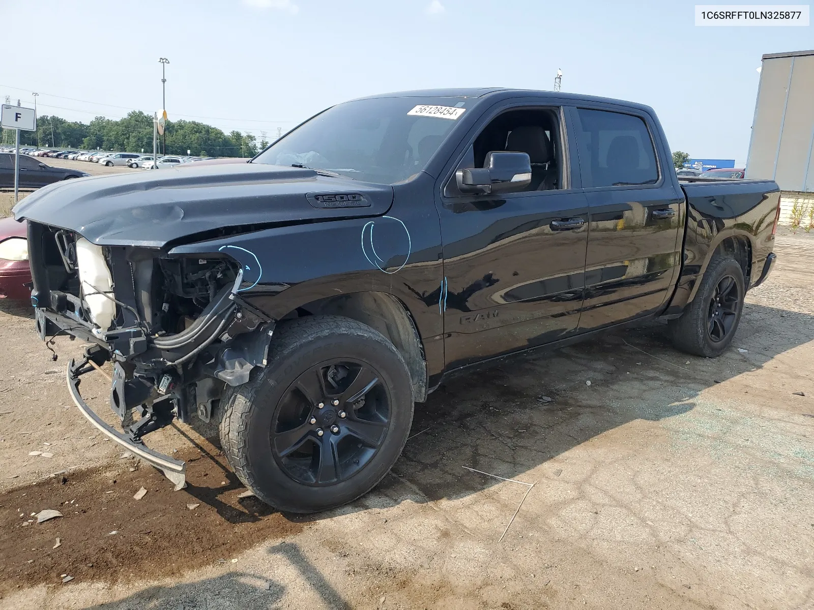 2020 Ram 1500 Big Horn/Lone Star VIN: 1C6SRFFT0LN325877 Lot: 56128454