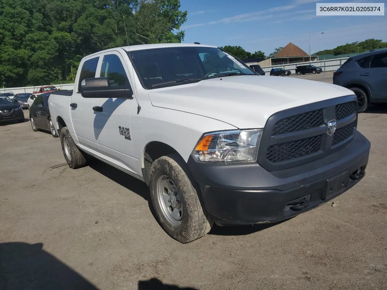 2020 Ram 1500 Classic Tradesman VIN: 3C6RR7KG2LG205374 Lot: 56735264