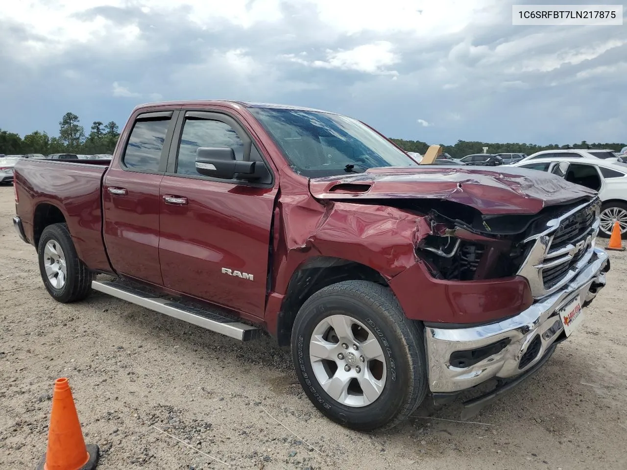 2020 Ram 1500 Big Horn/Lone Star VIN: 1C6SRFBT7LN217875 Lot: 59859324