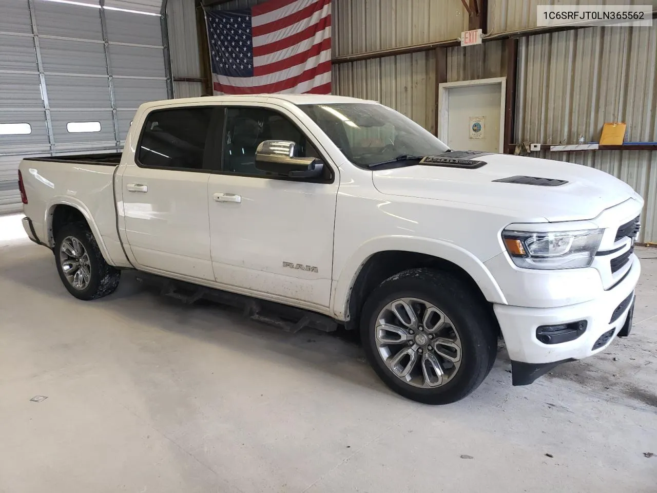 2020 Ram 1500 Laramie VIN: 1C6SRFJT0LN365562 Lot: 60020534