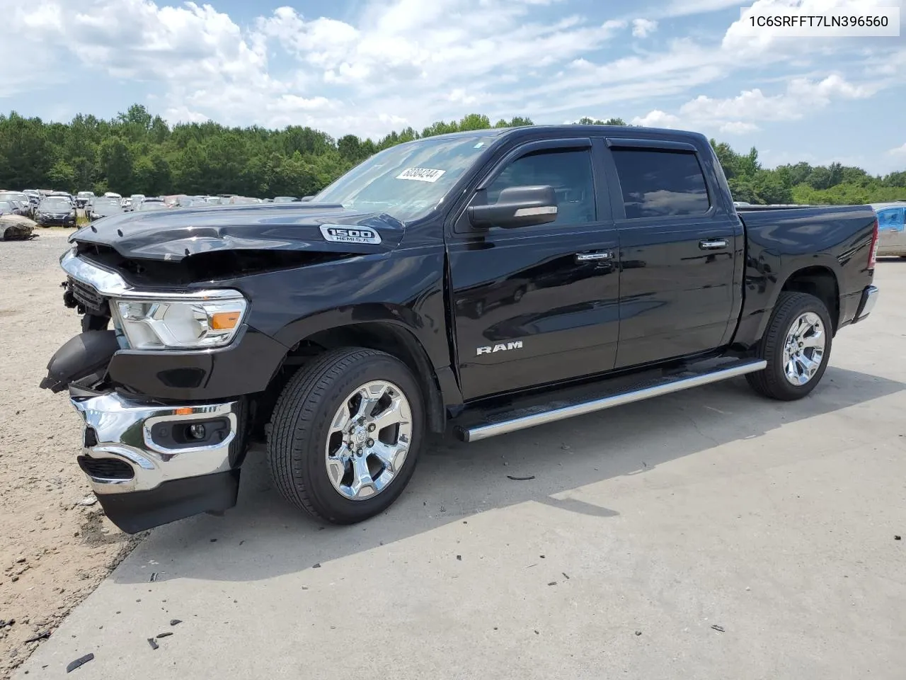 2020 Ram 1500 Big Horn/Lone Star VIN: 1C6SRFFT7LN396560 Lot: 60304244