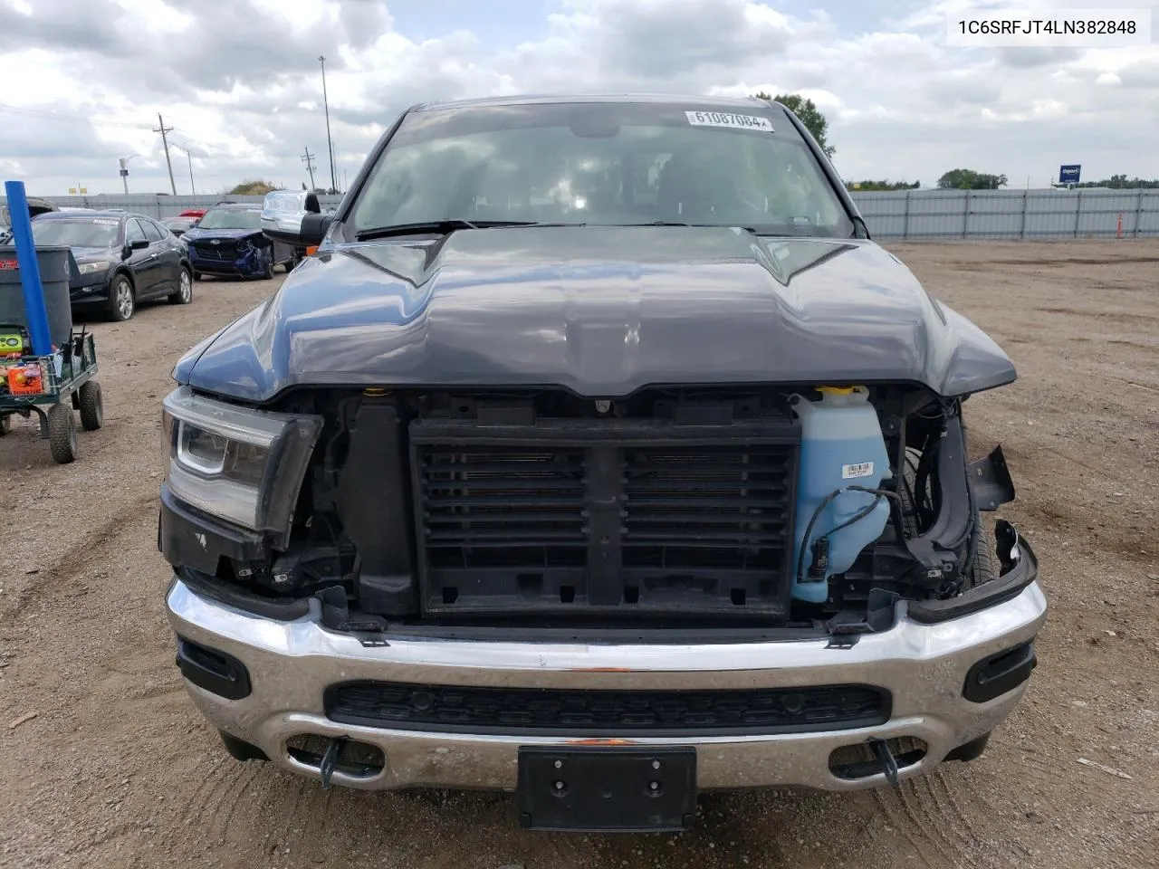 2020 Ram 1500 Laramie VIN: 1C6SRFJT4LN382848 Lot: 61087084