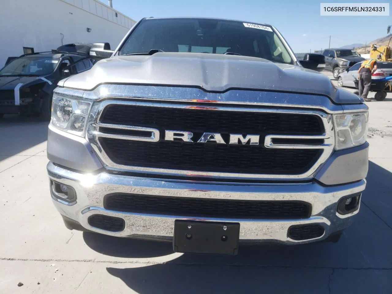 2020 Ram 1500 Big Horn/Lone Star VIN: 1C6SRFFM5LN324331 Lot: 61908104