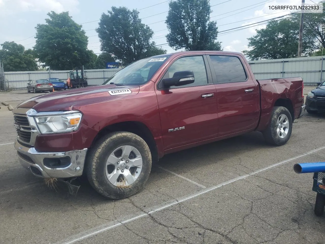 2020 Ram 1500 Big Horn/Lone Star VIN: 1C6RRFFG7LN282933 Lot: 63020674