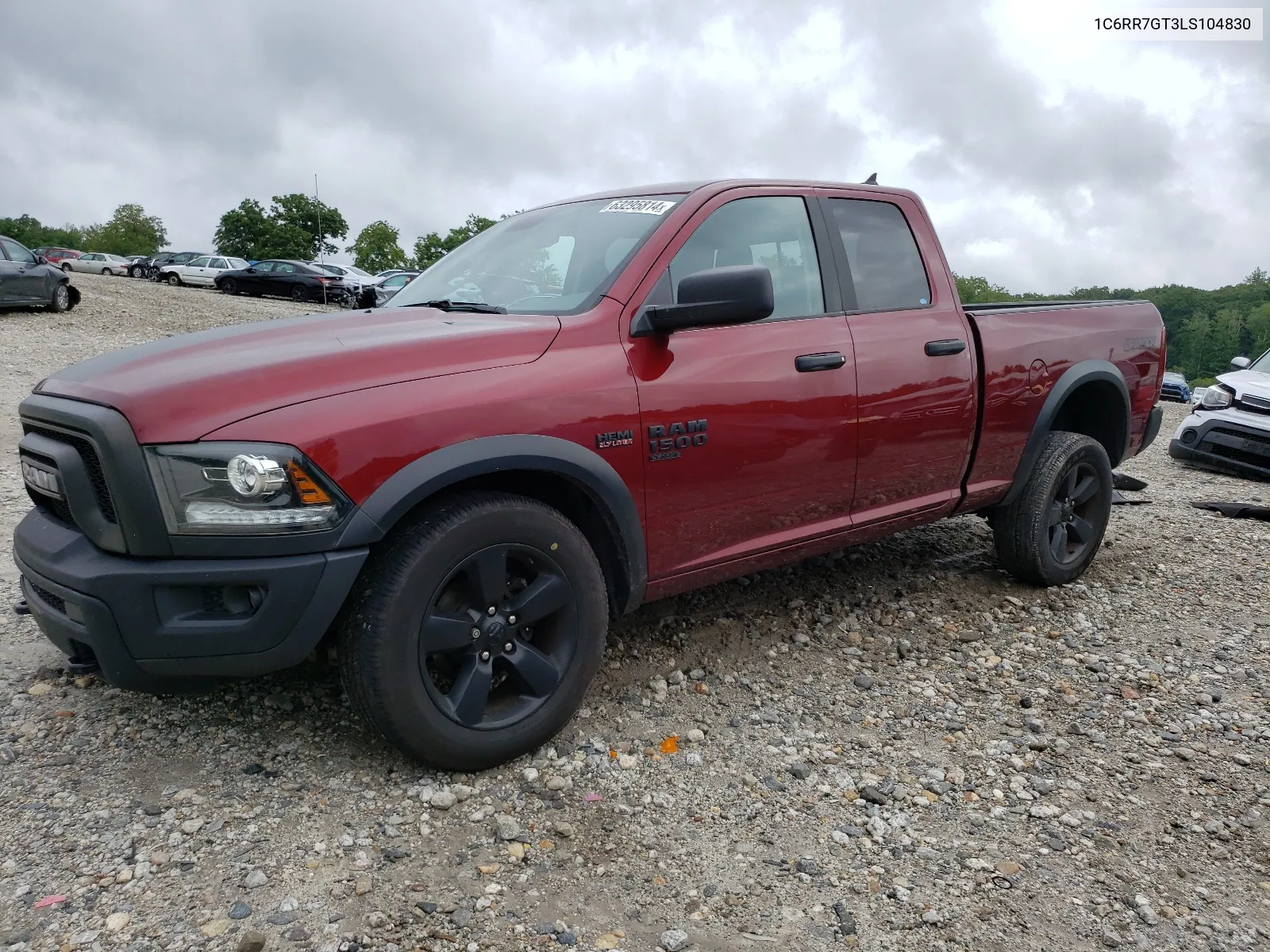 2020 Ram 1500 Classic Warlock VIN: 1C6RR7GT3LS104830 Lot: 63295814