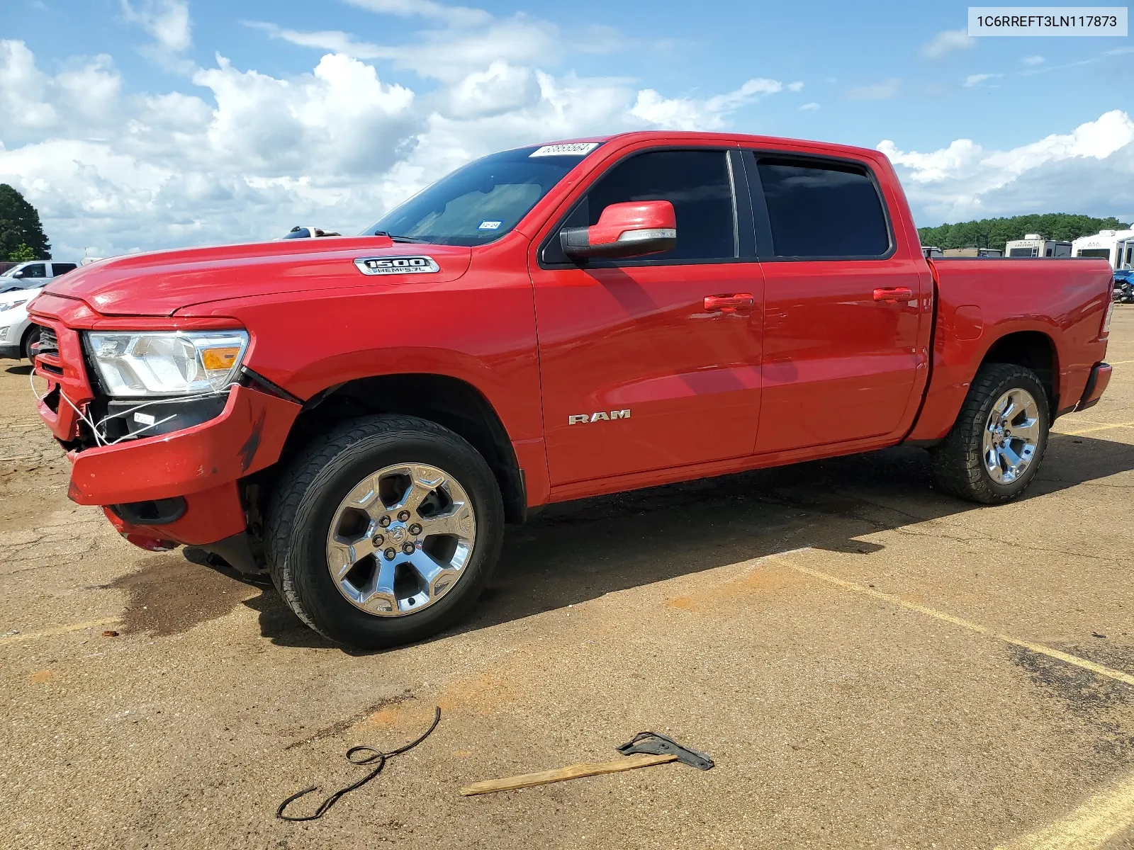 2020 Ram 1500 Big Horn/Lone Star VIN: 1C6RREFT3LN117873 Lot: 63855564