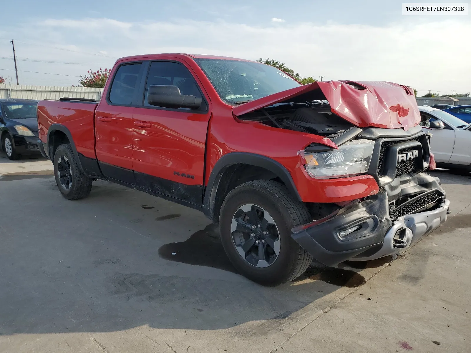 2020 Ram 1500 Rebel VIN: 1C6SRFET7LN307328 Lot: 64038924