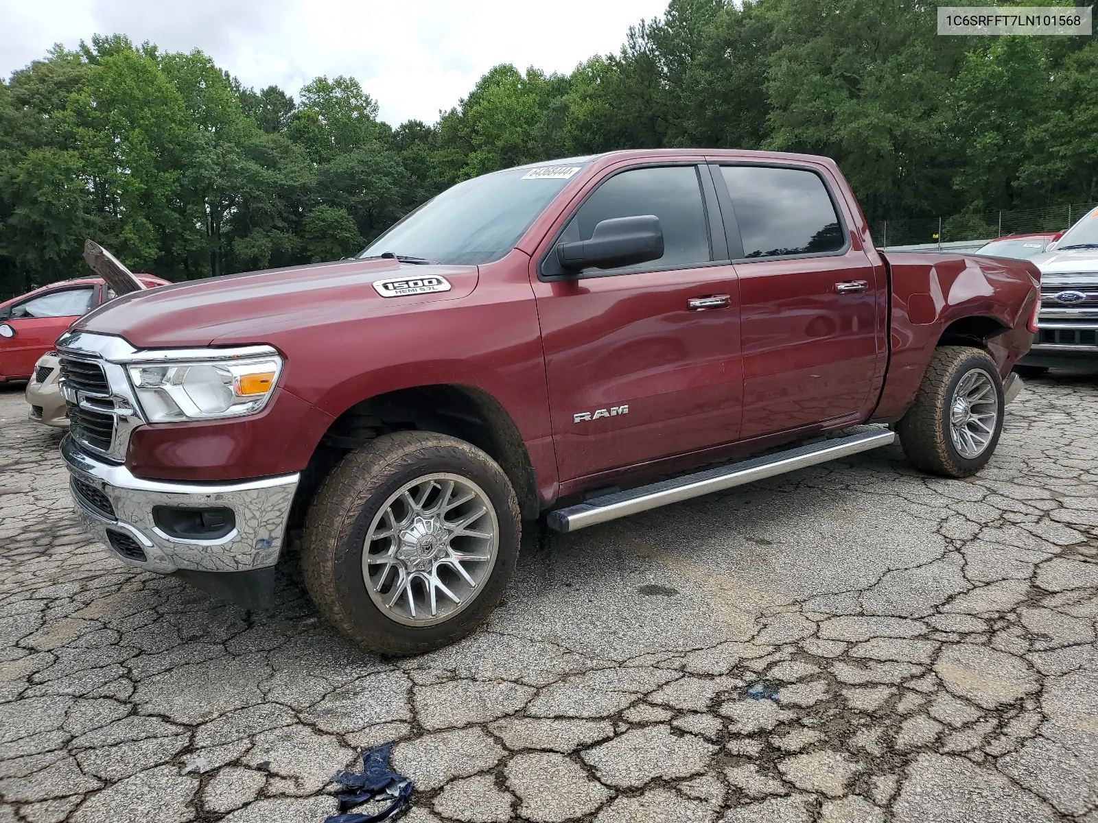 2020 Ram 1500 Big Horn/Lone Star VIN: 1C6SRFFT7LN101568 Lot: 64368444