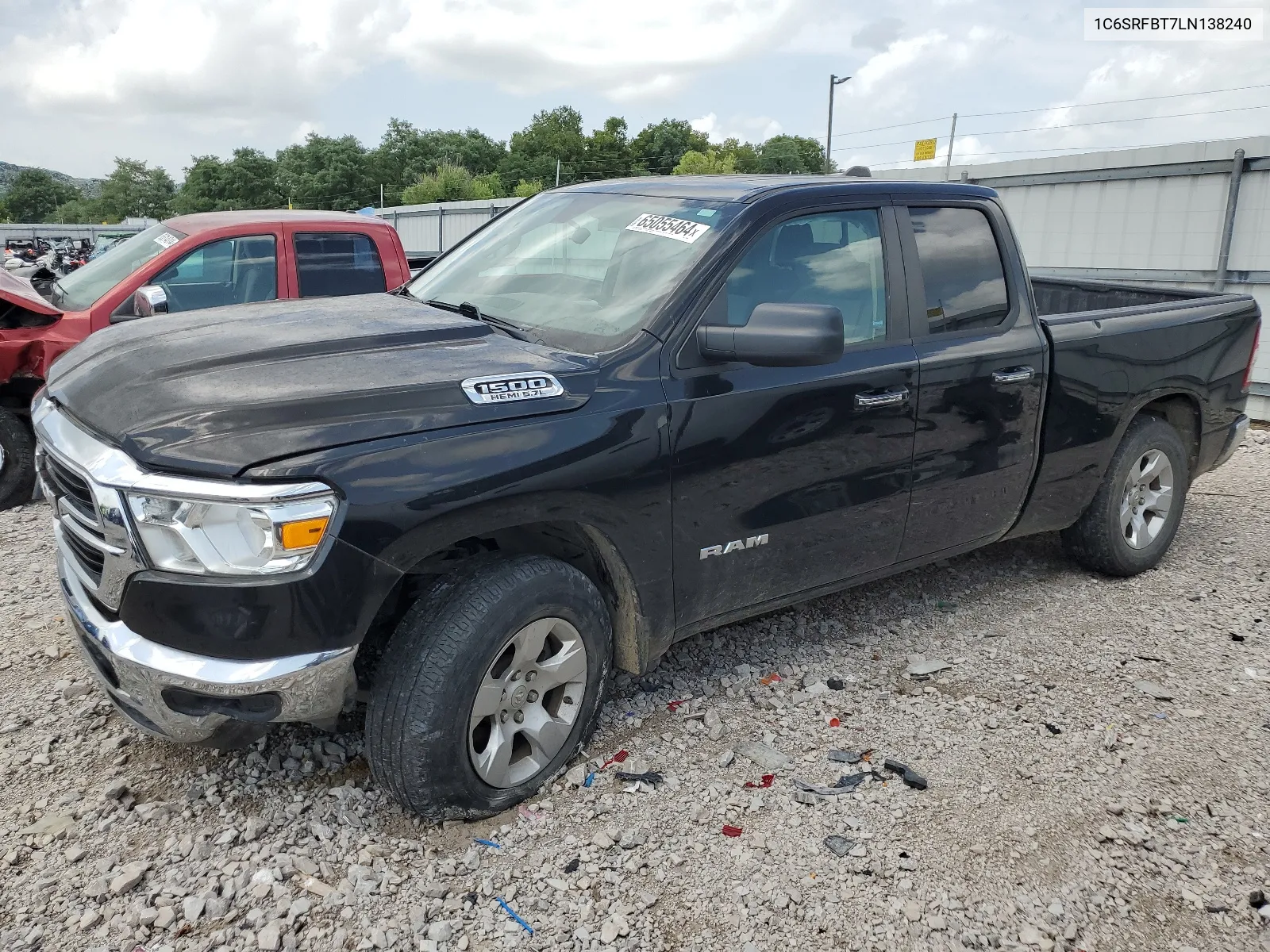 2020 Ram 1500 Big Horn/Lone Star VIN: 1C6SRFBT7LN138240 Lot: 65055464