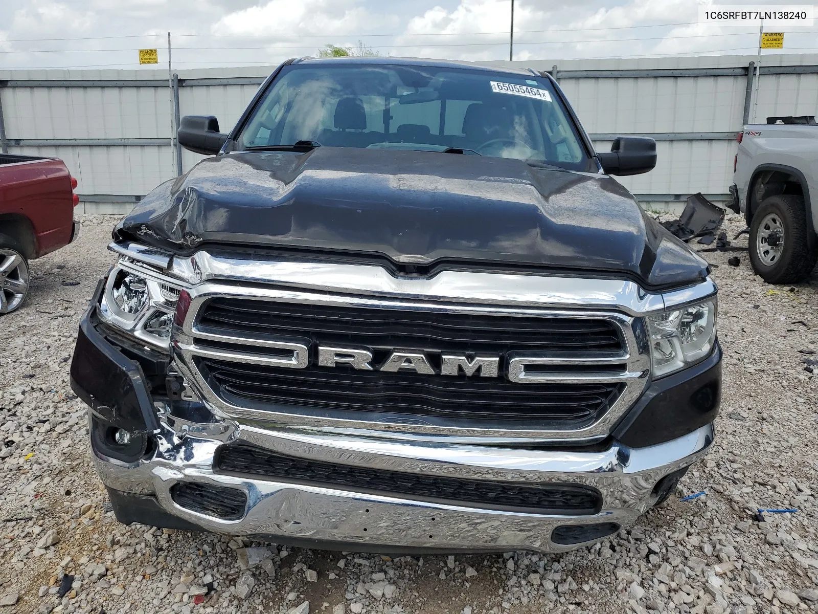 2020 Ram 1500 Big Horn/Lone Star VIN: 1C6SRFBT7LN138240 Lot: 65055464