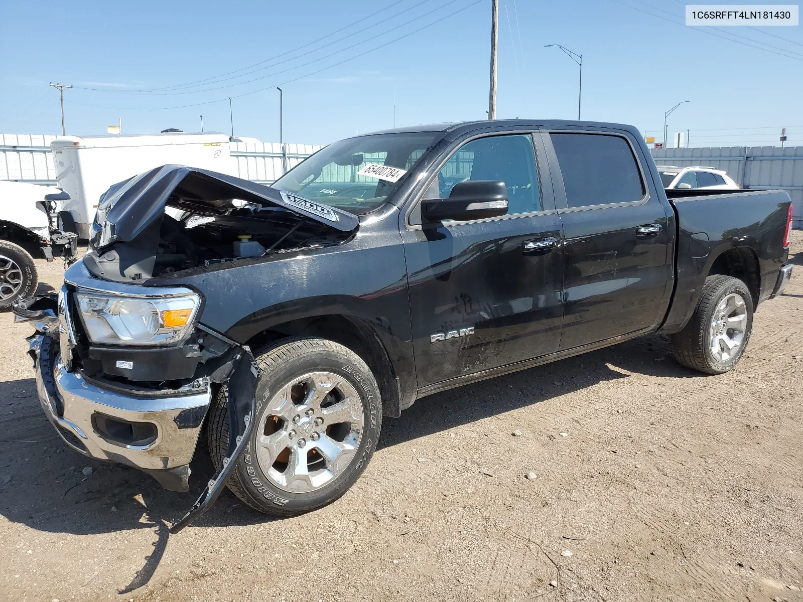 2020 Ram 1500 Big Horn/Lone Star VIN: 1C6SRFFT4LN181430 Lot: 65400784