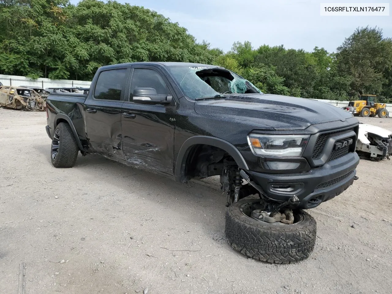 2020 Ram 1500 Rebel VIN: 1C6SRFLTXLN176477 Lot: 65607124