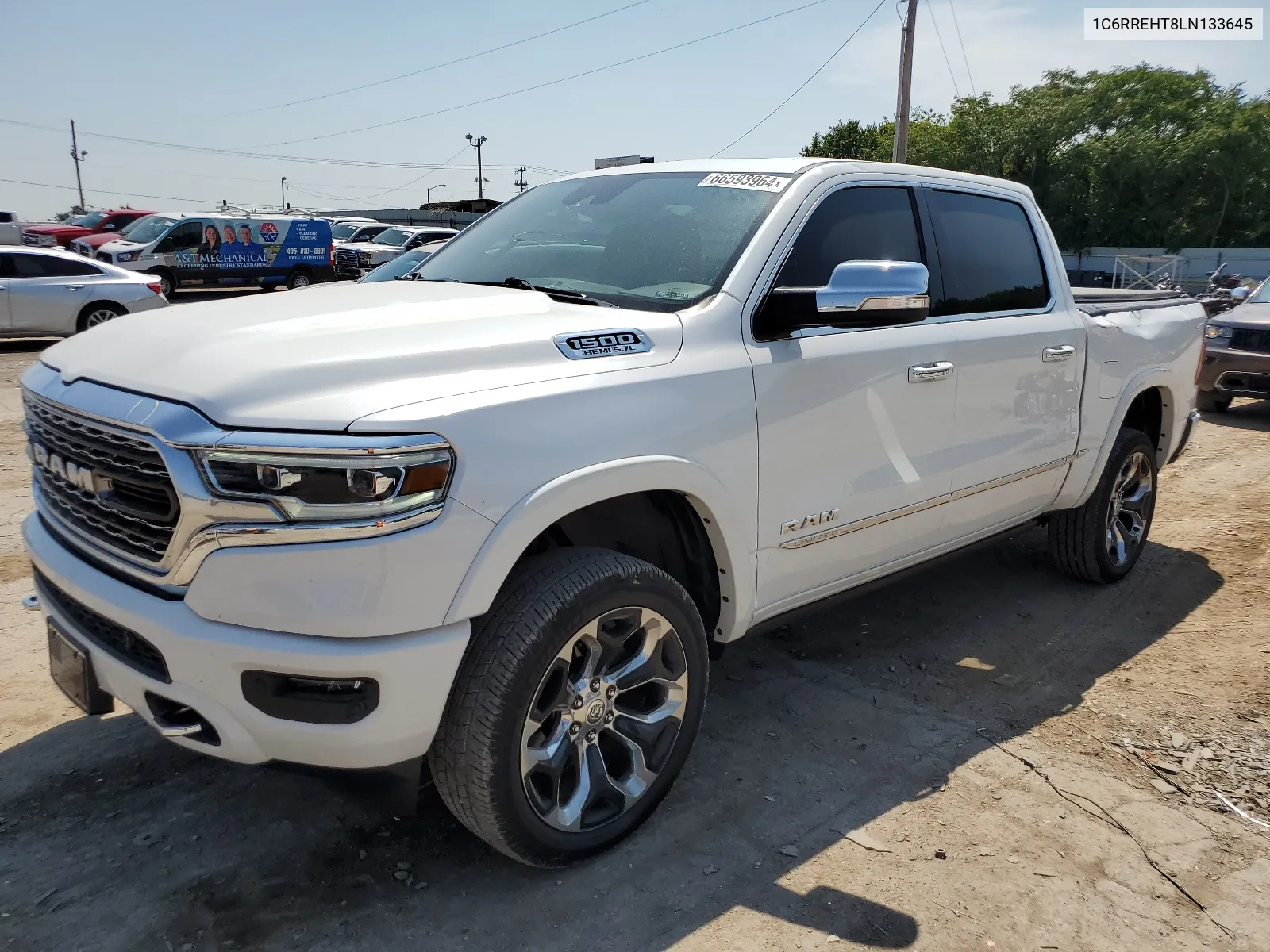 2020 Ram 1500 Limited VIN: 1C6RREHT8LN133645 Lot: 66593964