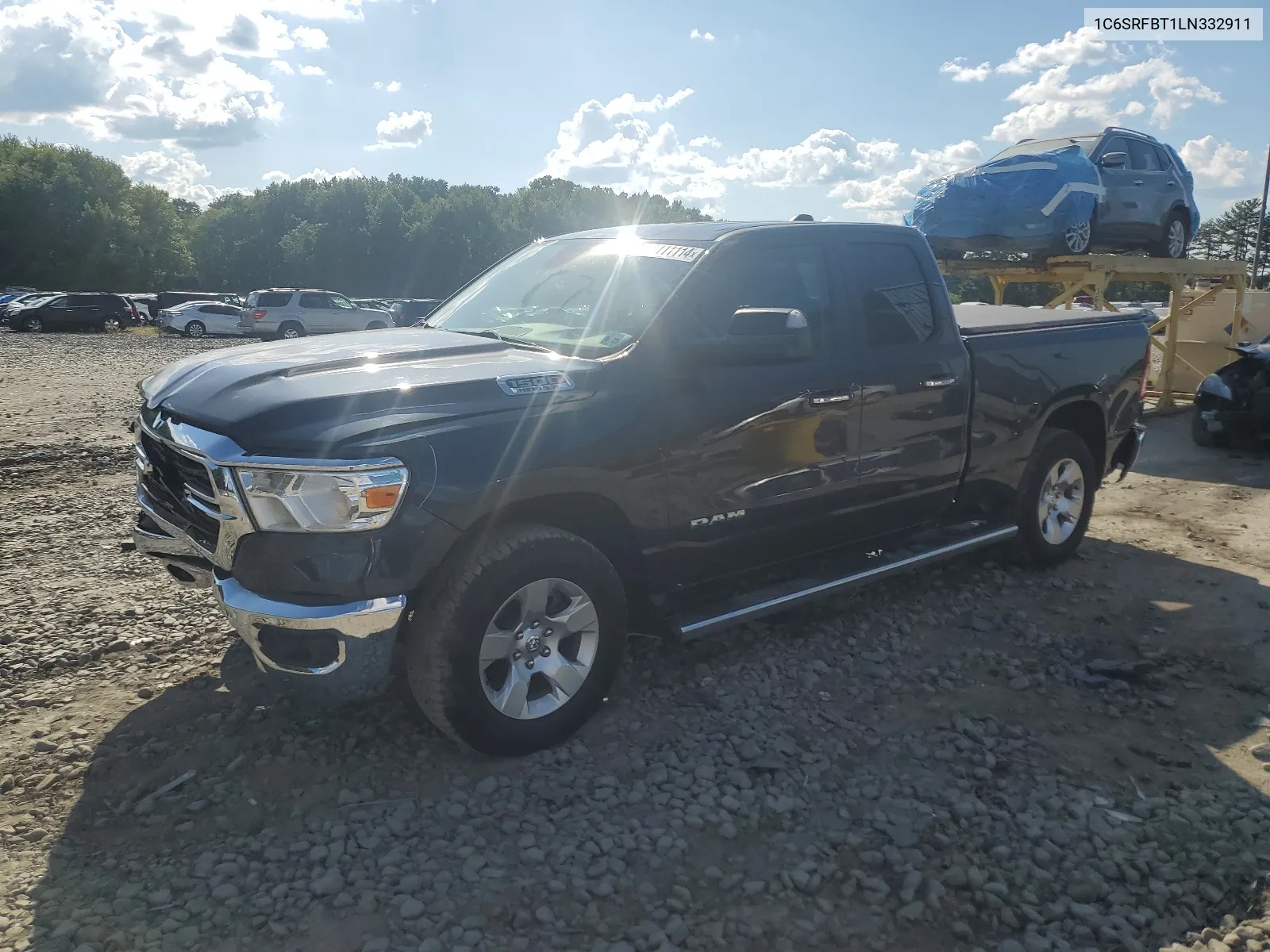 2020 Ram 1500 Big Horn/Lone Star VIN: 1C6SRFBT1LN332911 Lot: 67111114