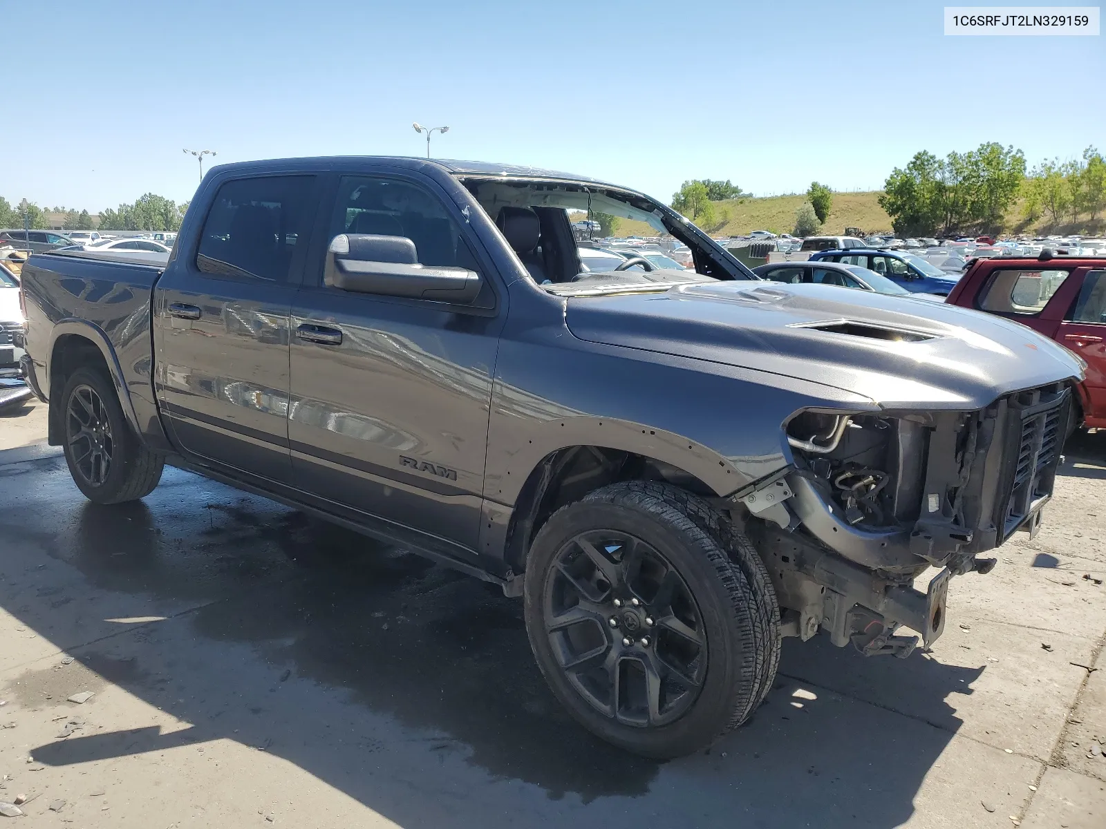 2020 Ram 1500 Laramie VIN: 1C6SRFJT2LN329159 Lot: 67378274