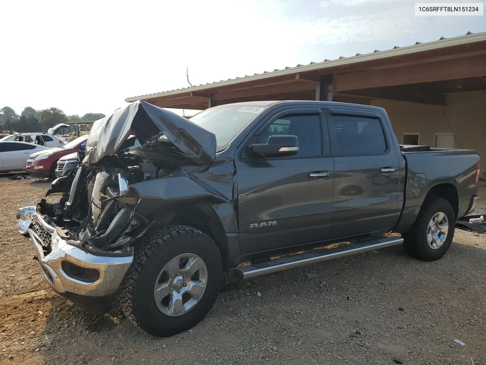 2020 Ram 1500 Big Horn/Lone Star VIN: 1C6SRFFT8LN151234 Lot: 67699134