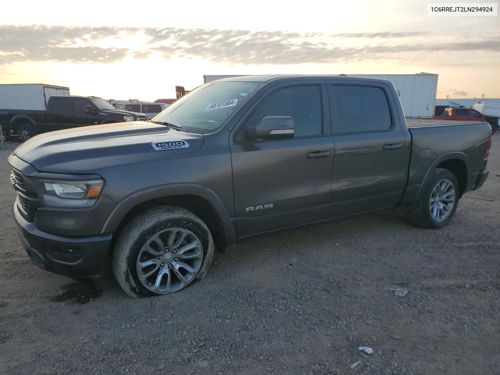 2020 Ram 1500 Laramie VIN: 1C6RREJT2LN294924 Lot: 68101504