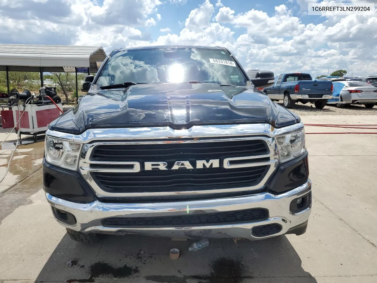 2020 Ram 1500 Big Horn/Lone Star VIN: 1C6RREFT3LN299204 Lot: 68331814