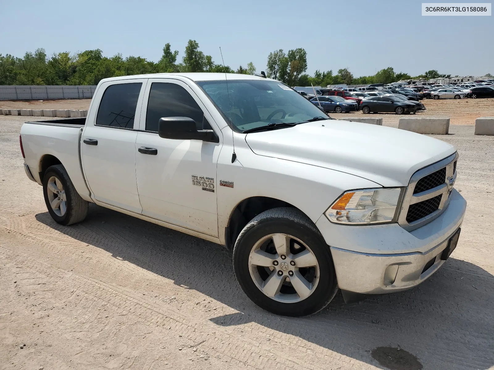 2020 Ram 1500 Classic Tradesman VIN: 3C6RR6KT3LG158086 Lot: 68582874