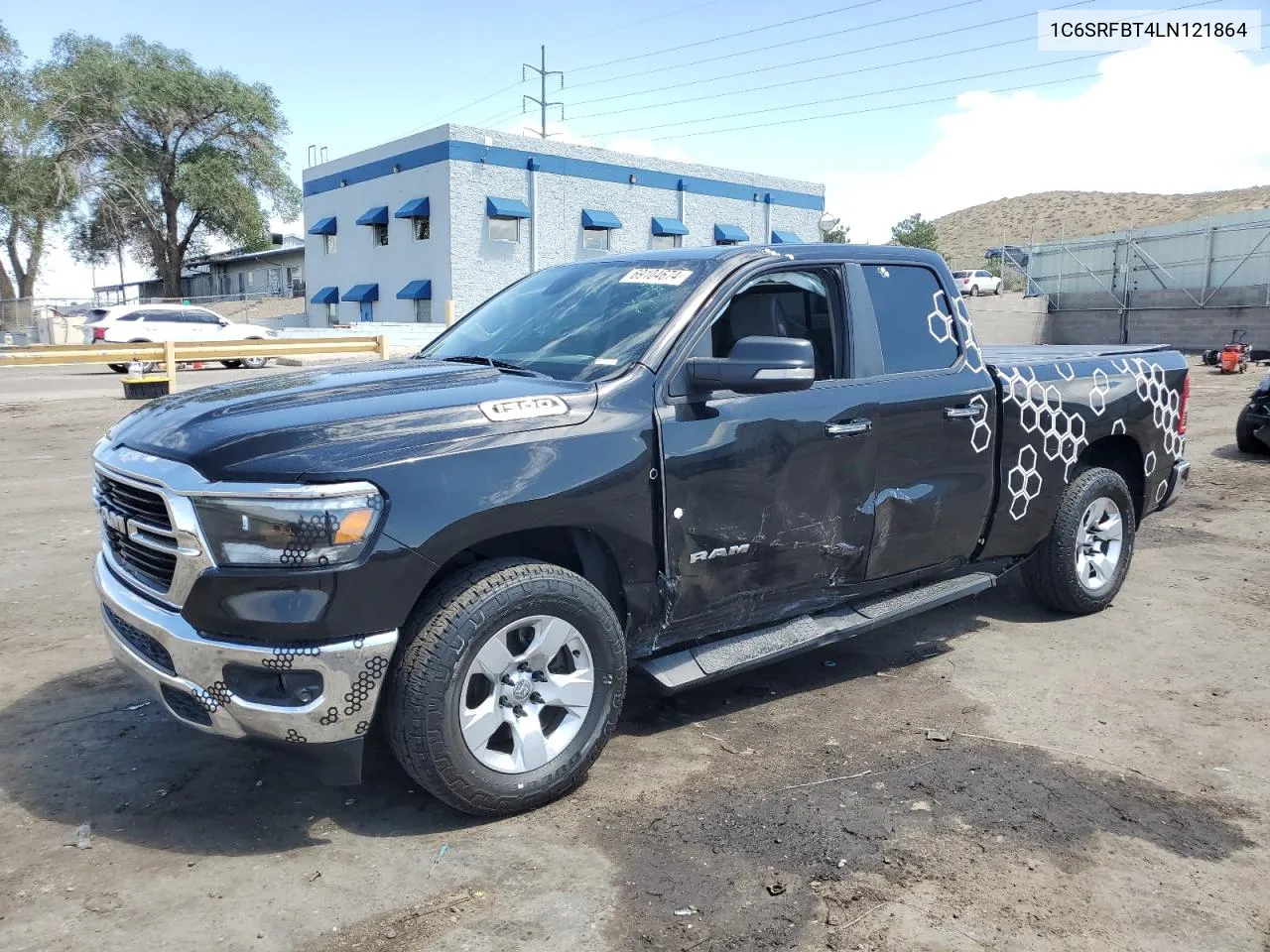 2020 Ram 1500 Big Horn/Lone Star VIN: 1C6SRFBT4LN121864 Lot: 69104674