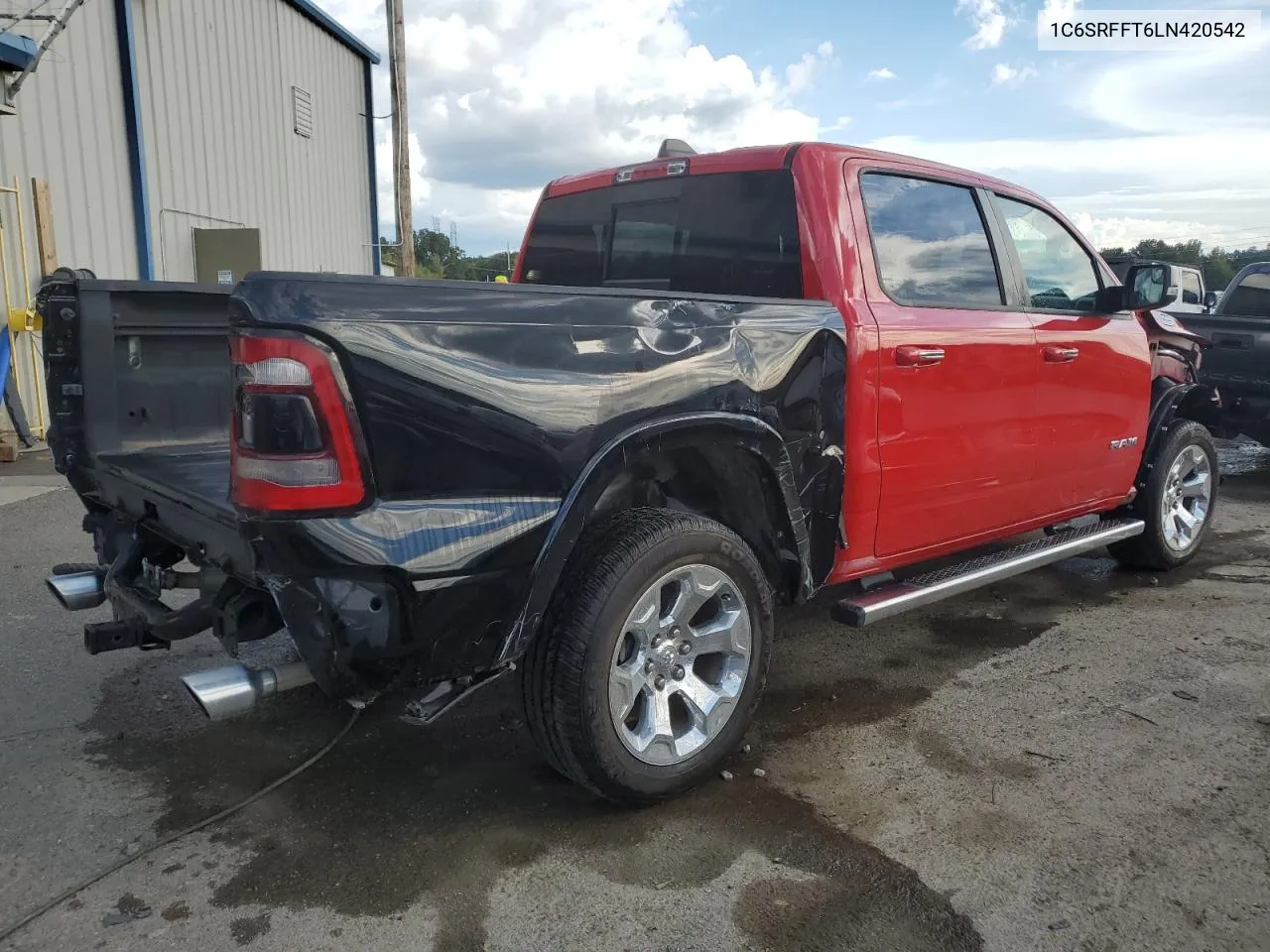 2020 Ram 1500 Big Horn/Lone Star VIN: 1C6SRFFT6LN420542 Lot: 69863564