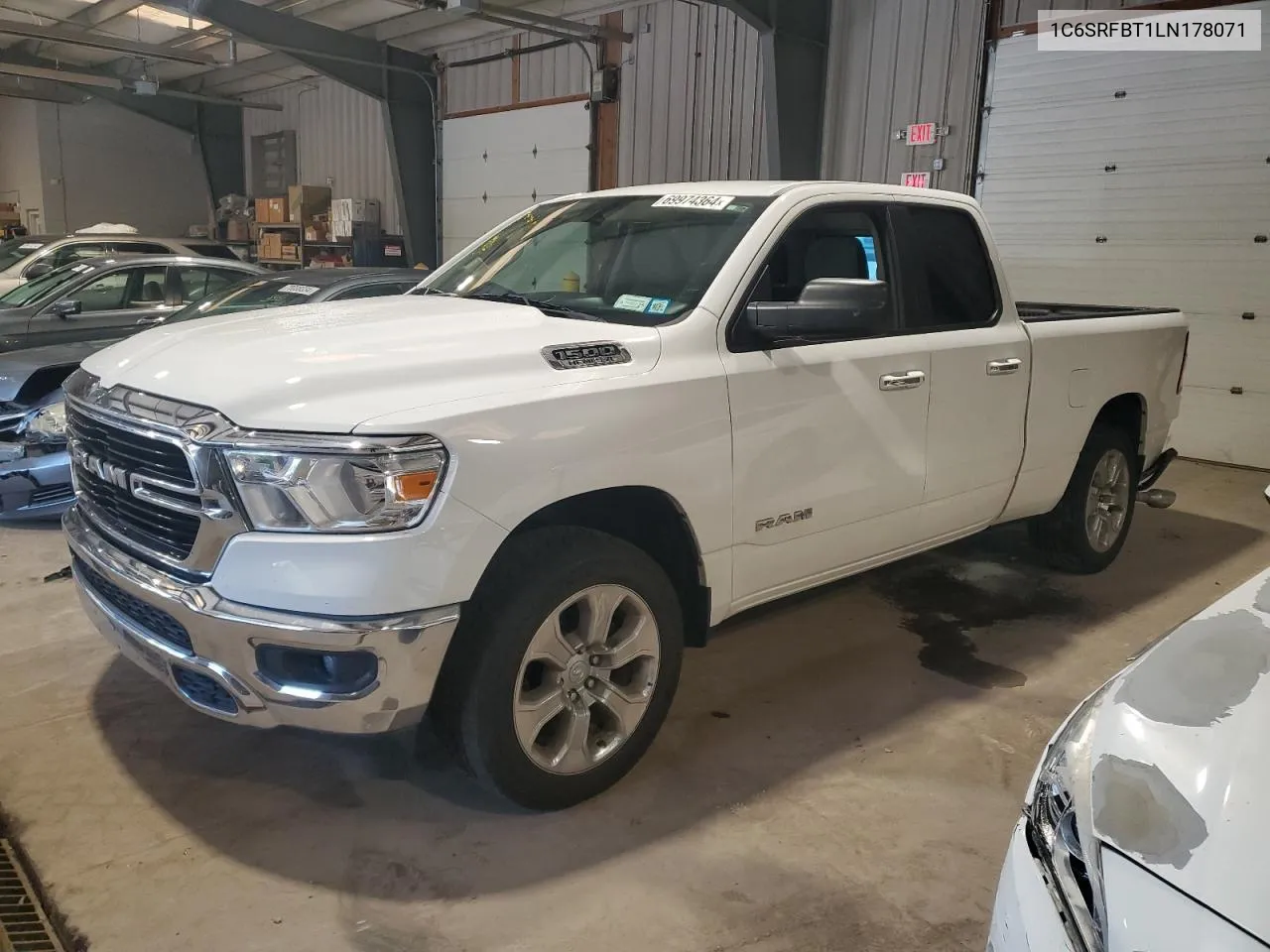 2020 Ram 1500 Big Horn/Lone Star VIN: 1C6SRFBT1LN178071 Lot: 69974364