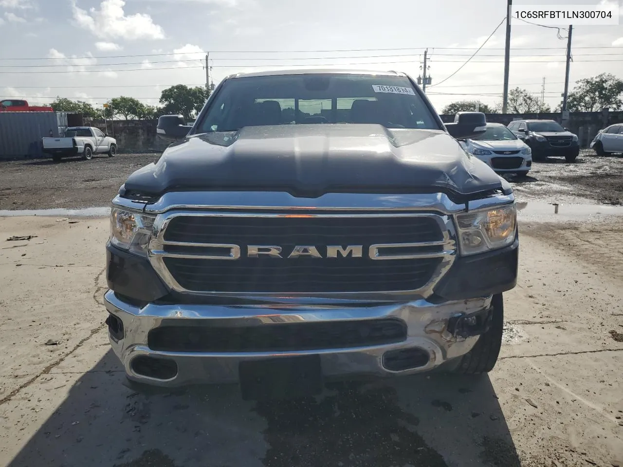 2020 Ram 1500 Big Horn/Lone Star VIN: 1C6SRFBT1LN300704 Lot: 70131814