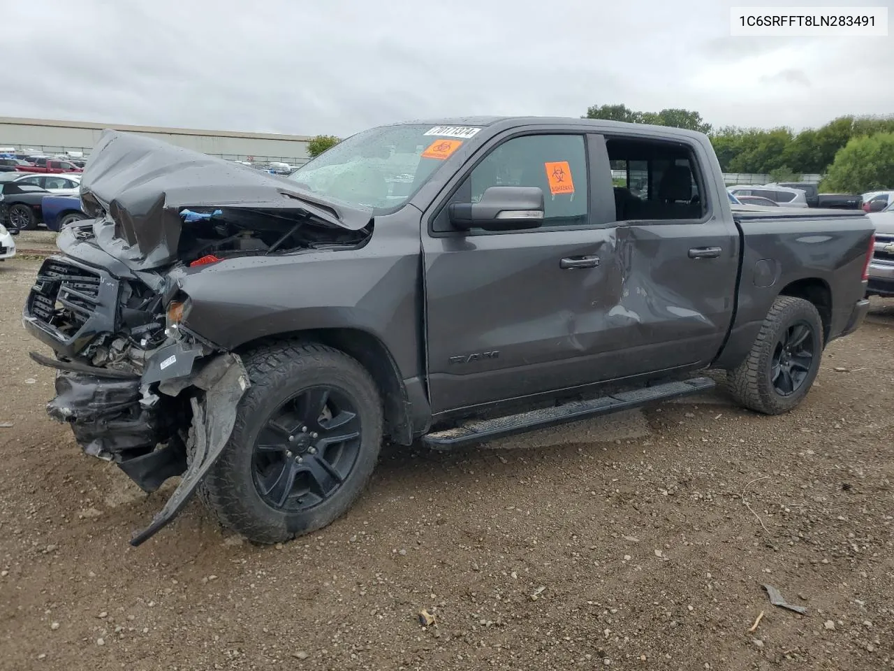 2020 Ram 1500 Big Horn/Lone Star VIN: 1C6SRFFT8LN283491 Lot: 70171374