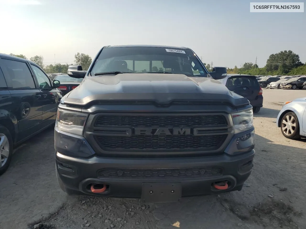 2020 Ram 1500 Big Horn/Lone Star VIN: 1C6SRFFT9LN367593 Lot: 70615424