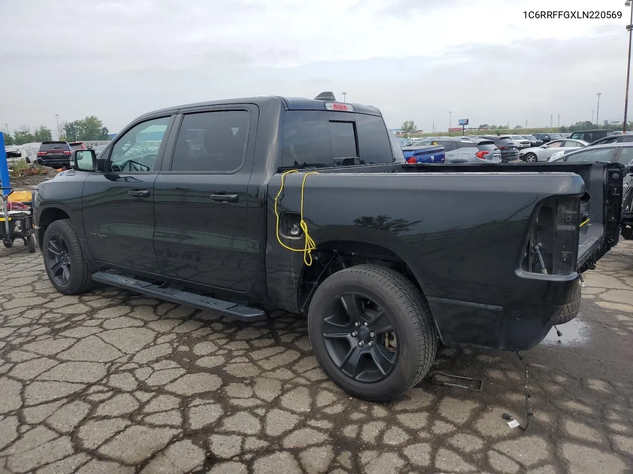 2020 Ram 1500 Big Horn/Lone Star VIN: 1C6RRFFGXLN220569 Lot: 70648494