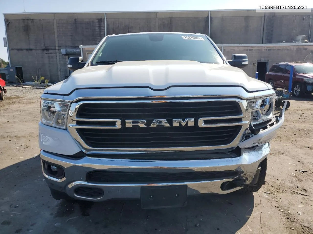 2020 Ram 1500 Big Horn/Lone Star VIN: 1C6SRFBT7LN266221 Lot: 70875804